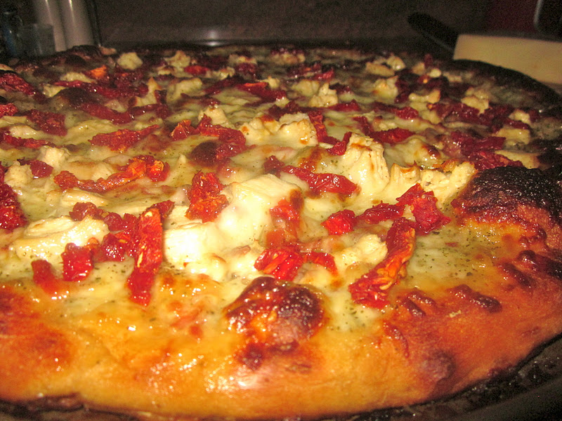 Haute + Heirloom Chicken Caesar Salad Pizza