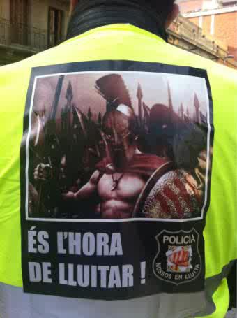 Policia Catalana defensem als que ens defensen