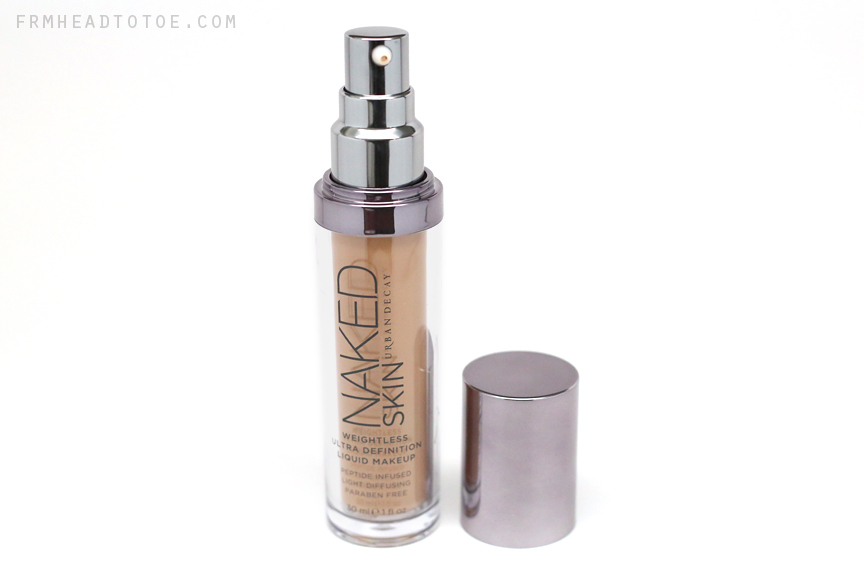 Review Urban Decay Naked Skin Foundation From Head To Toe