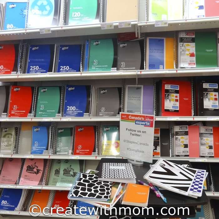 create with mom getting our back to school supplies early