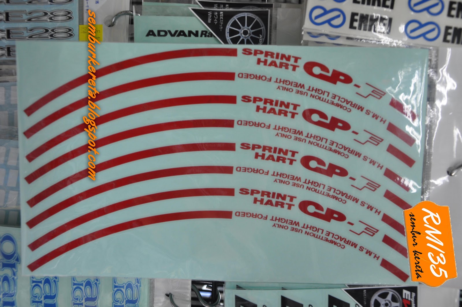 STICKER Sprint hart CP