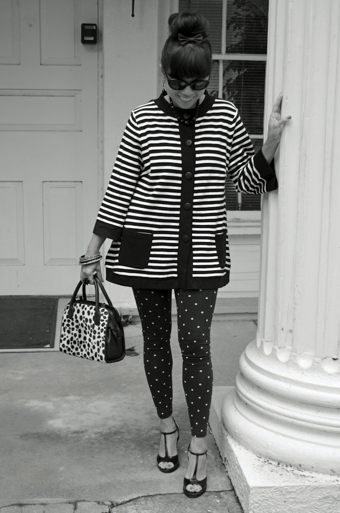 Polka dots and stripes Outfit