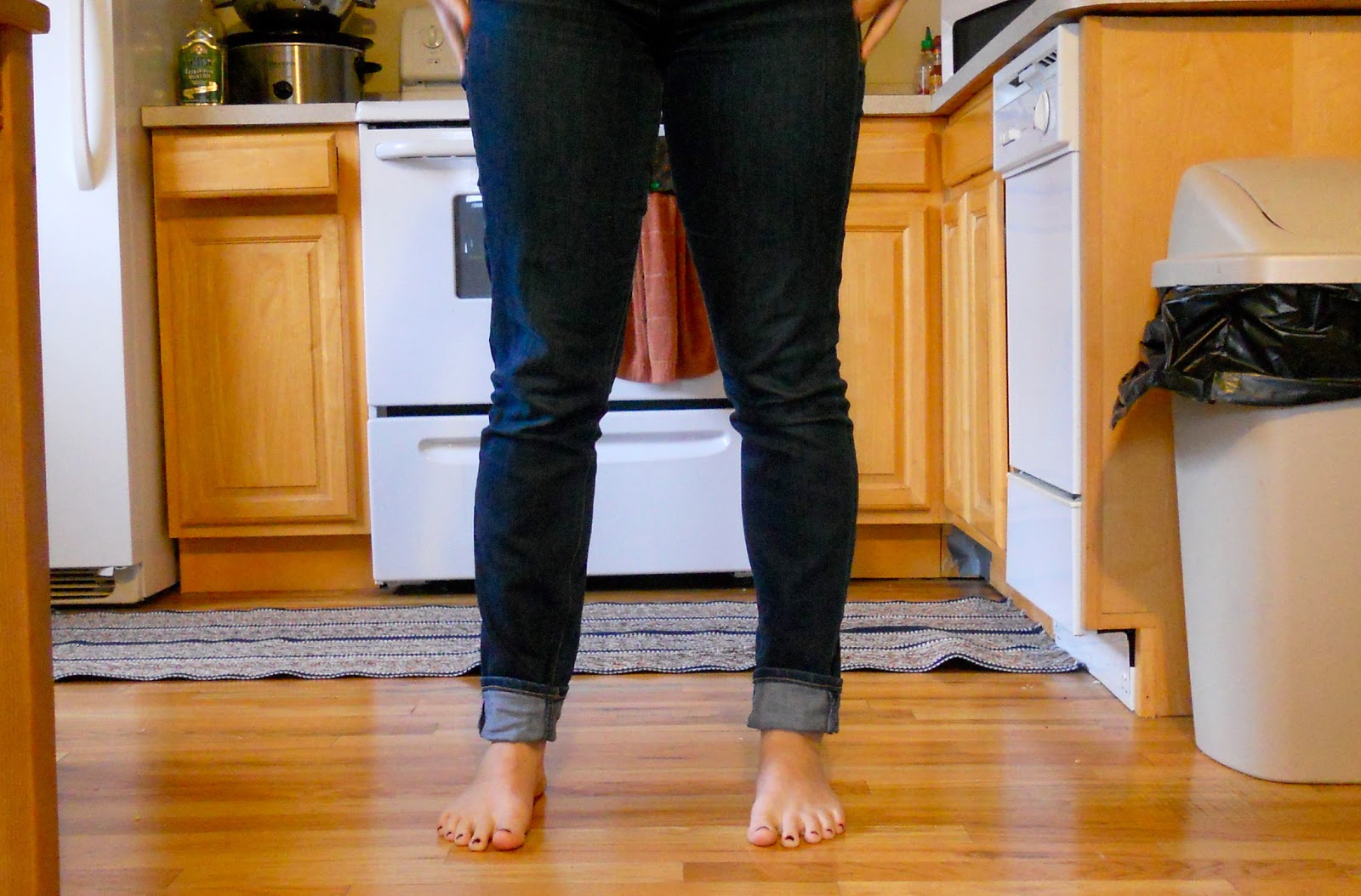 A North Star in an Eastern Sky DIY Denim DoOver shorten jeans while