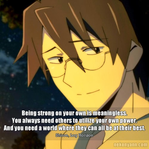 Log Horizon Quotes. QuotesGram