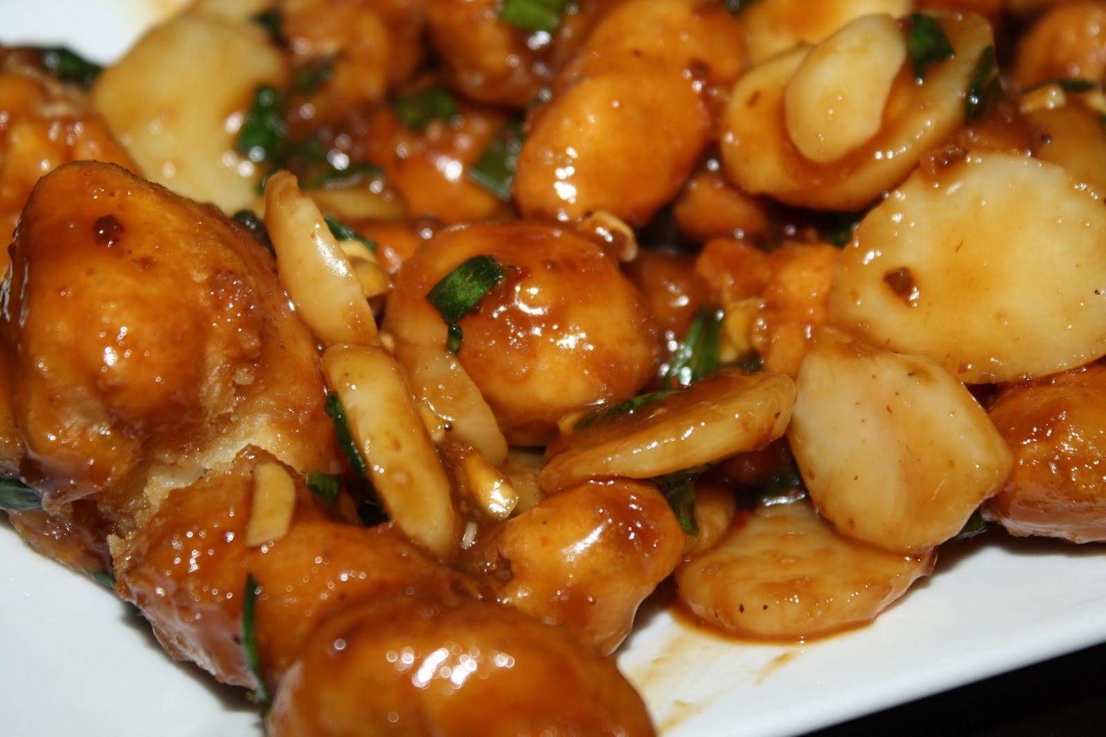 An Immovable Feast Ginger Orange Garlic Tempura Chicken