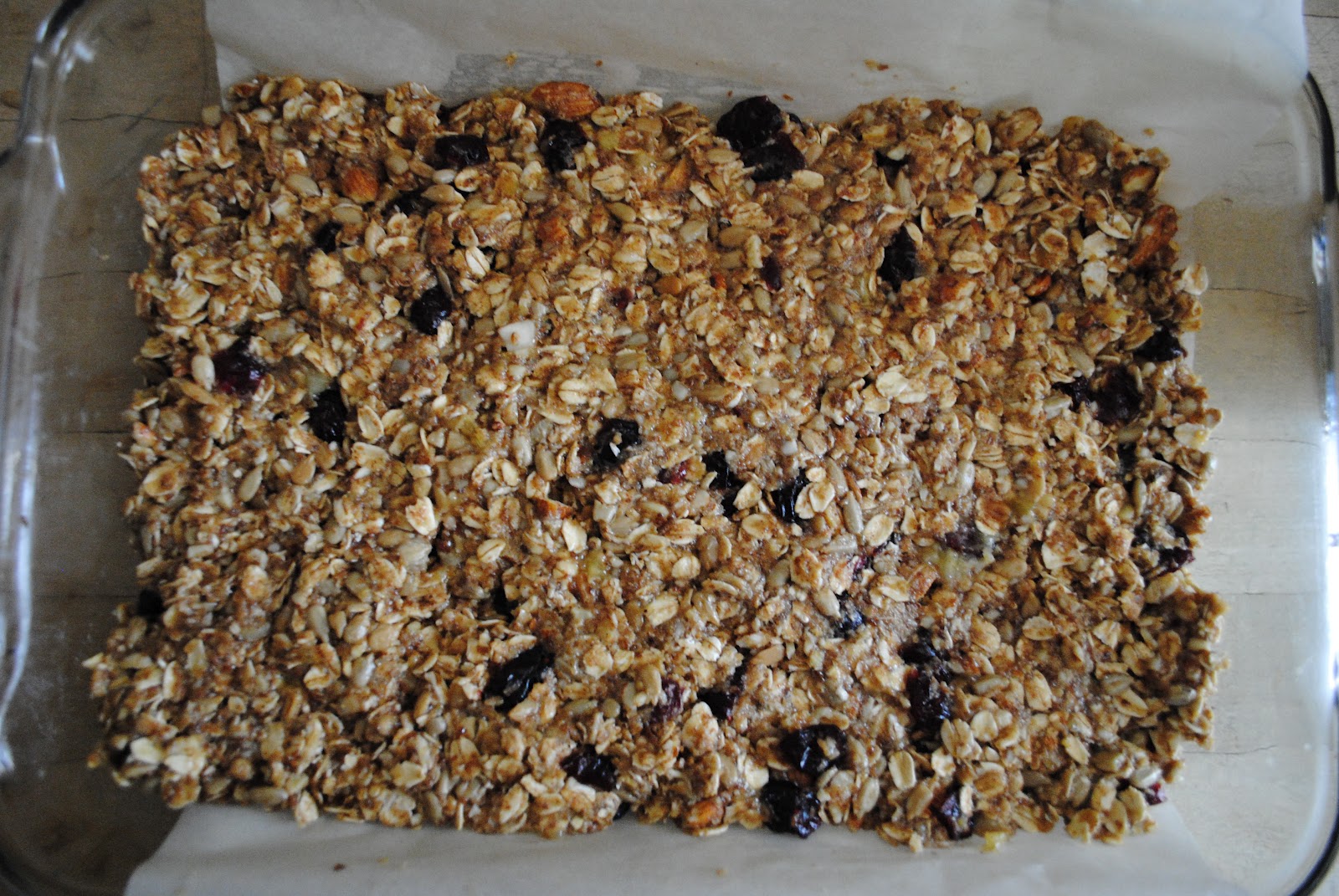 Simple Craves & Olive Oil chewy cranberrybanana granola bars