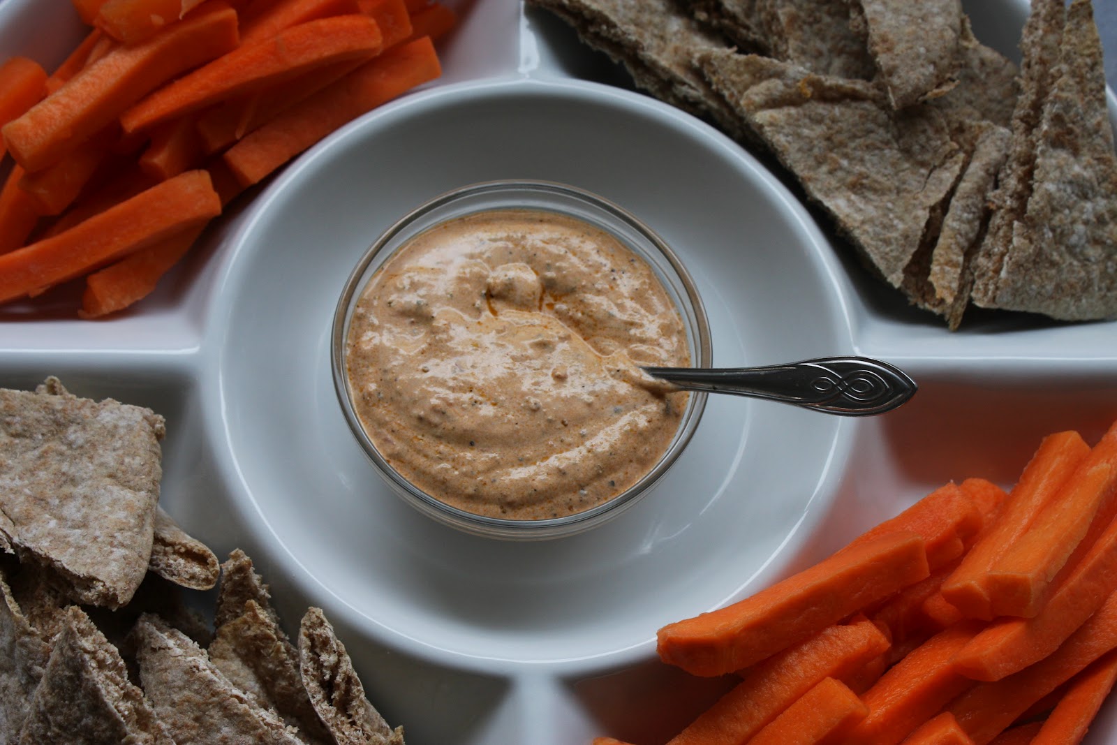 Easy Indian recipes Creme Fraiche dip with pesto