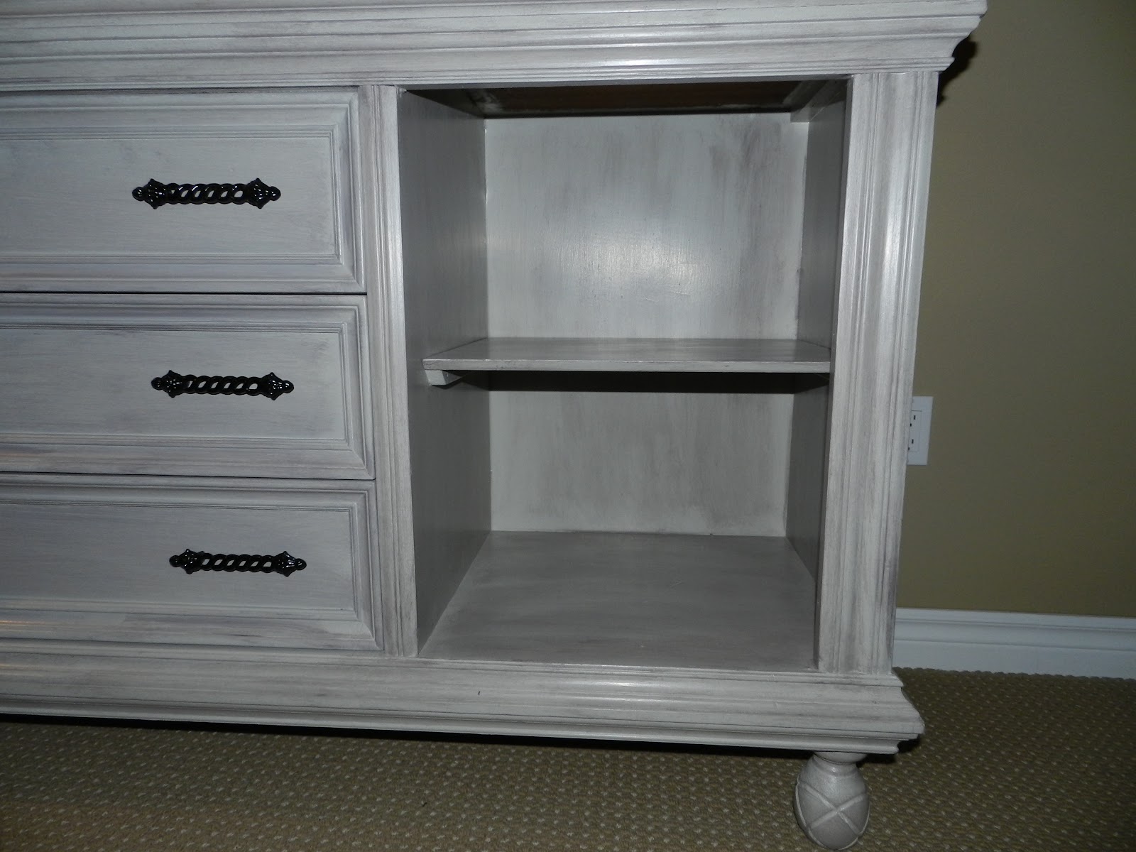 Crafty in Canada Dresser turned Credenza