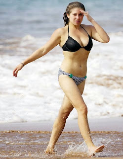 Danielle Fishel Black Bikini Hawaii