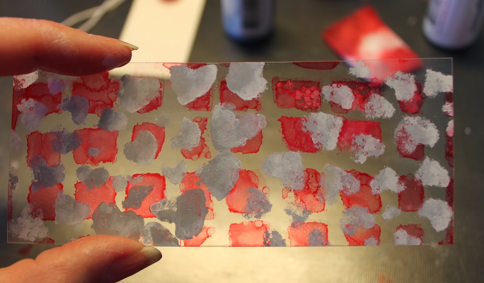 Howsewears Super Fun Alcohol Ink Stencil Techniques