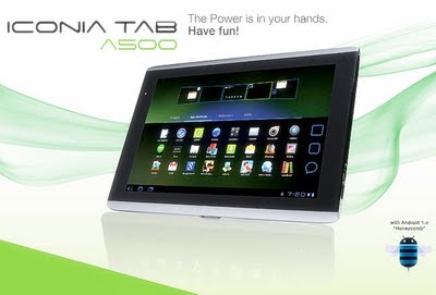 acer iconia tab A500