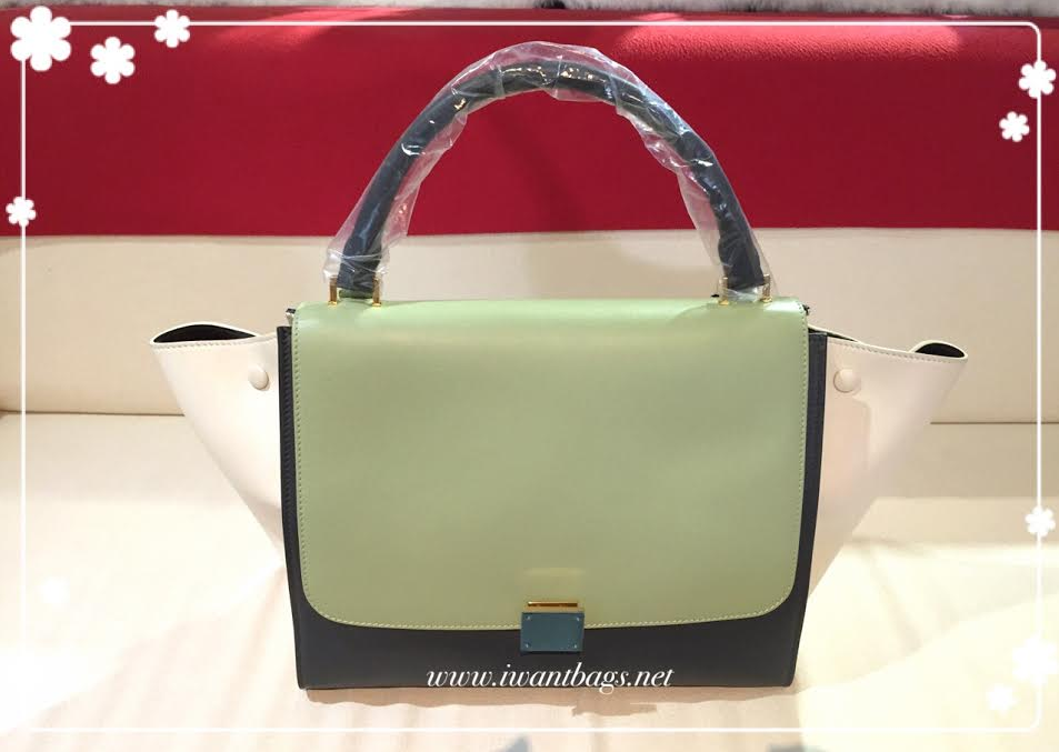 Celine Medium Trapeze Tri-color