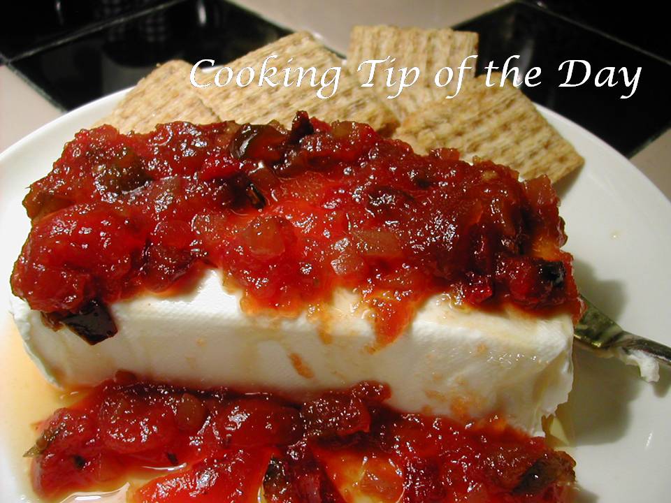 Cooking Tip of the Day Recipe Cream Cheese with Pepper and Onion