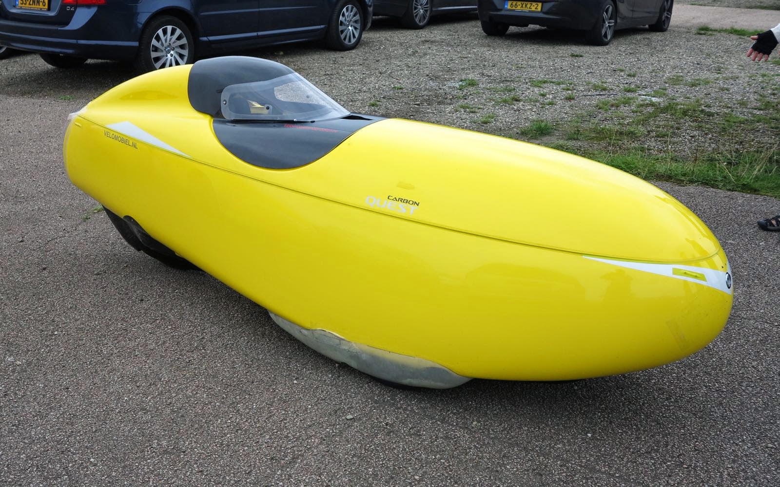 Velomobiel Quest en Wim Schermer Hoe snel is een Quest in vergelijking