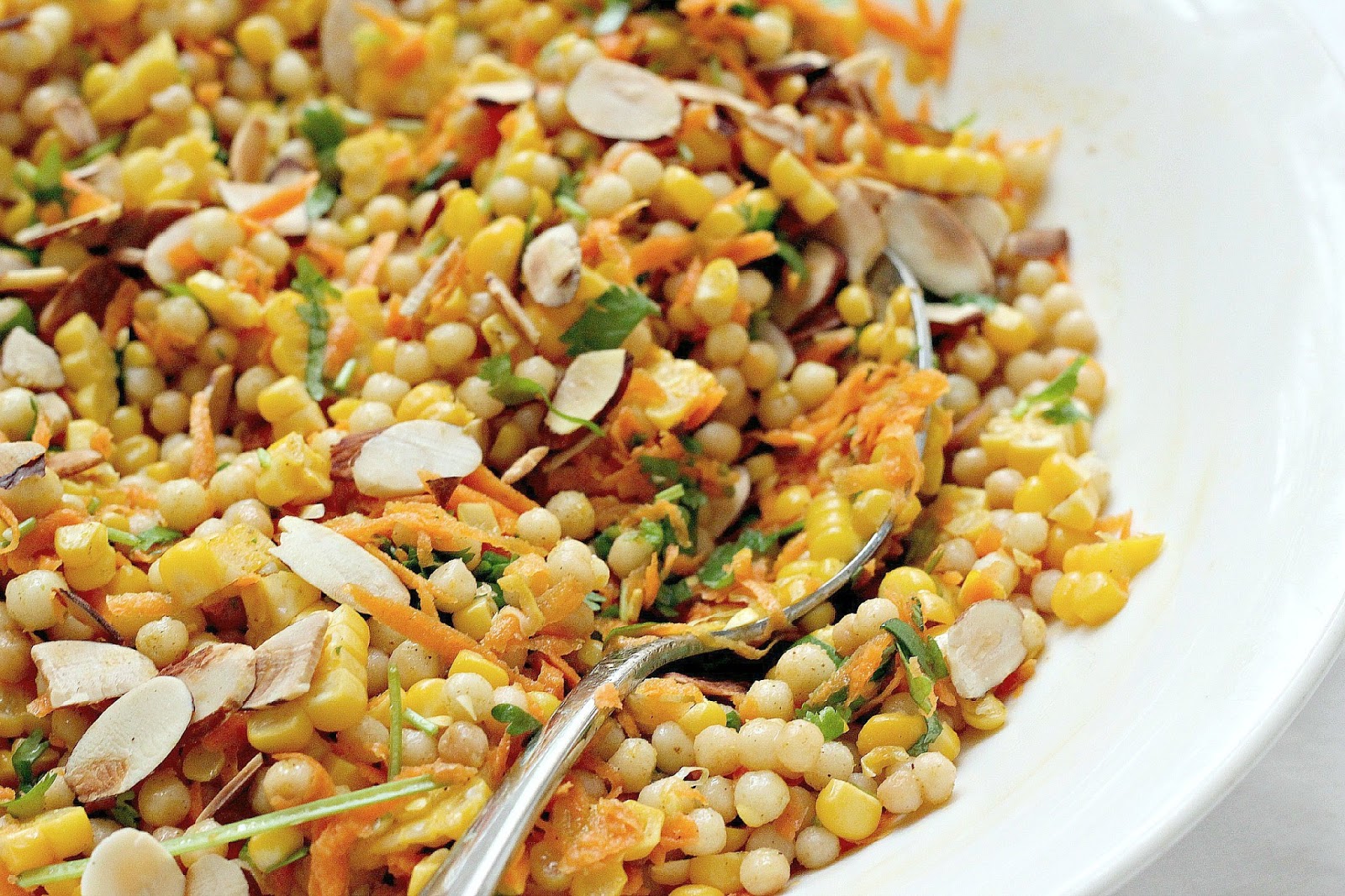 Milk and Honey Corn and Israeli Couscous Salad