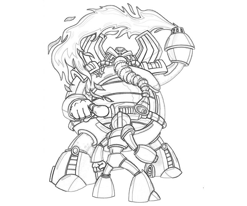 Flame Mammoth Fight Coloring Pages flame-mammoth-fight-coloring-pages