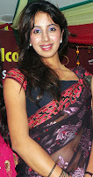 hot, sexy, Sanjana, yellow saree,  cleavage show,