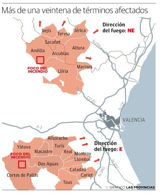 incendios comunidad valenciana