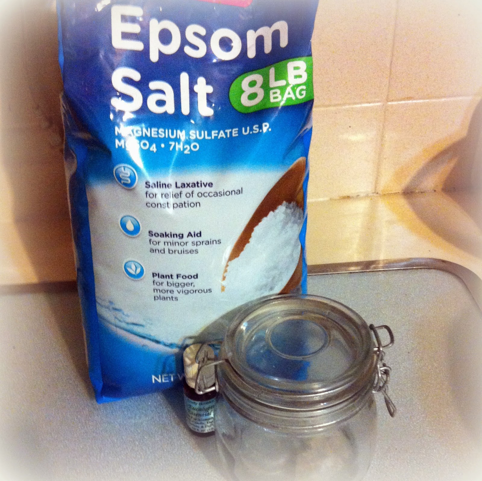 CraftyLady's Recycled Crafts & More DIY 365 Cold Care Bath Salts