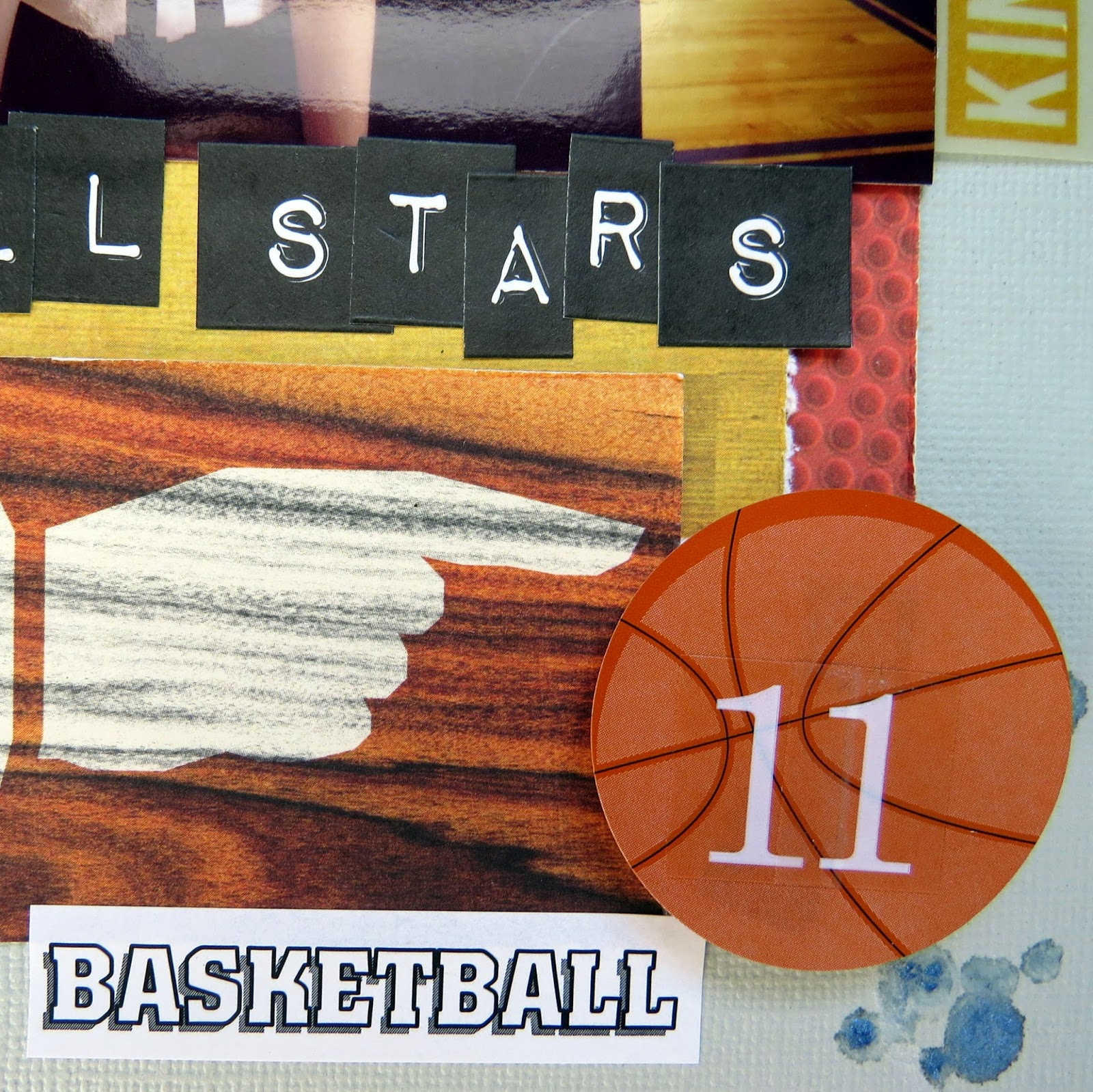 SRM Stickers Blog - Basketball is Life by Shannon - #layout #basketball #sports #stickers
