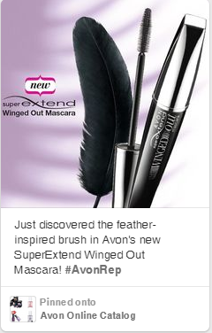 Avon SuperExtend Winged Out Mascara on Pinterest