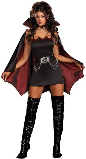 Vampire Sexy Costume Vampires Costumes Halloween: Black Dress, Cape, Fangs, Burgundy Collar, Pentagram Belt, Choker: Fang Bangin Fun Vamp Outfit Vampire Sexy Costume Vampires Costumes Halloween: Black Dress, Cape, Fangs, Burgundy Collar, Pentagram Belt, Choker: Fang Bangin Fun Vamp Outfit