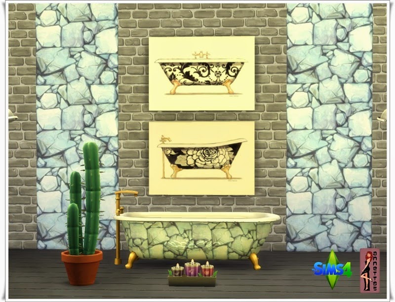 Sims 4 Welt Bathtubs Set 1 & 2