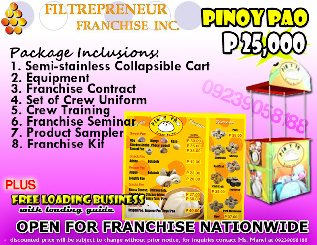 REGULAR FOODCART - PINOY PAO BEST SELLER SIOPAO FOOD BUSINESS