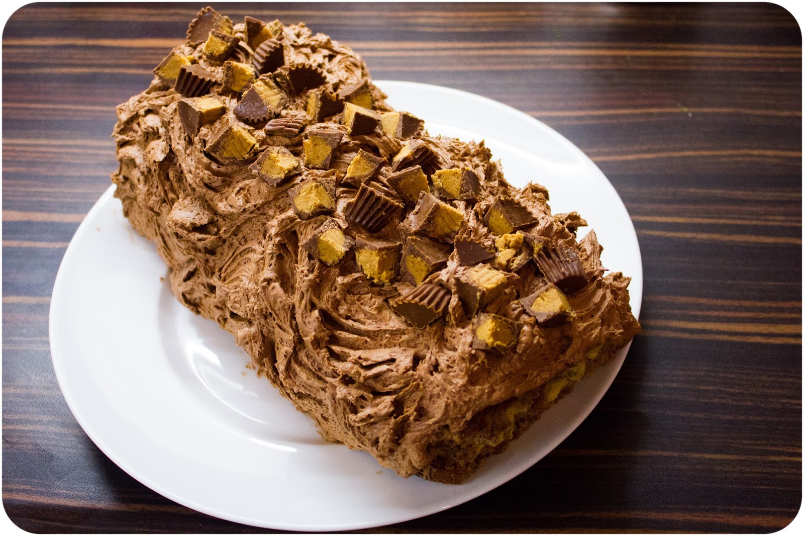 Cupcake Crazy Gem! Chocolate & Peanut Butter Yule Log