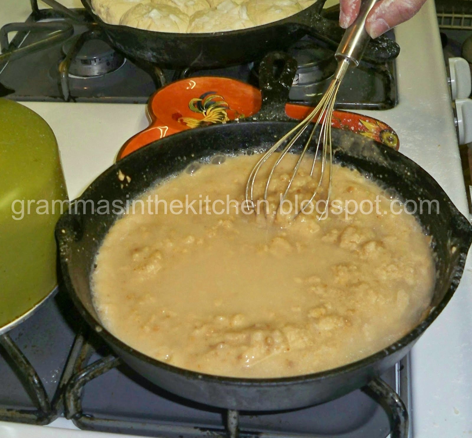 Gramma's in the kitchen Water Gravy Ma's good cookin'!