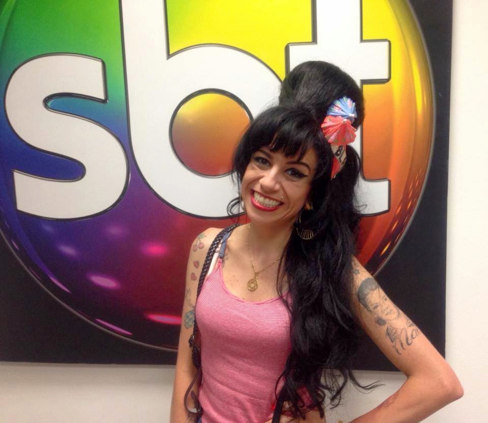 Sósia Amy Winehouse no SBT