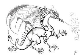 Dragones para colorear