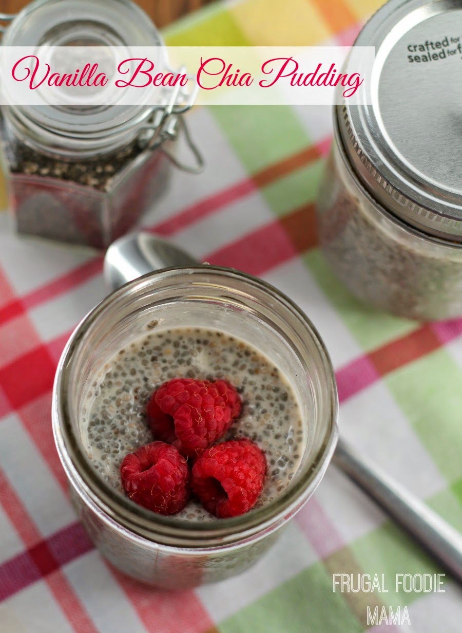 Frugal Foodie Mama Vanilla Bean Chia Pudding