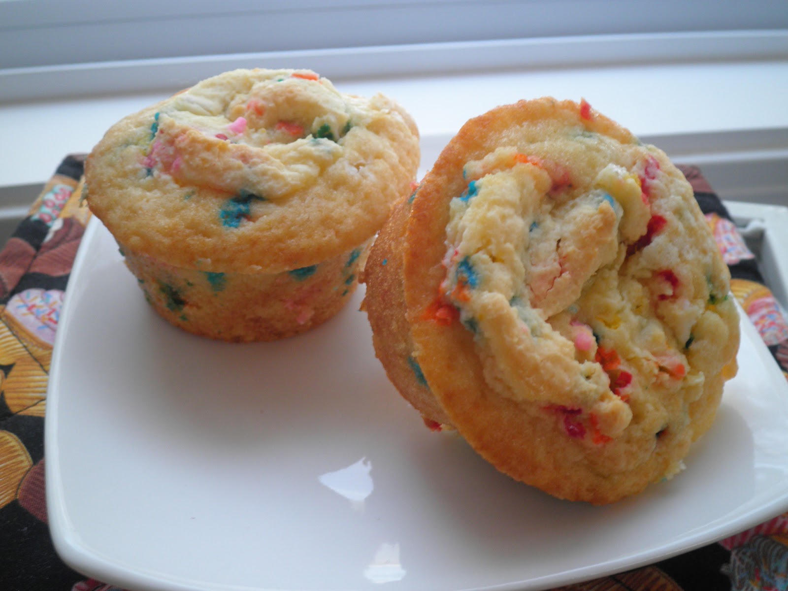 Secrets from the Cookie Princess Funfetti Cheesecake Muffins