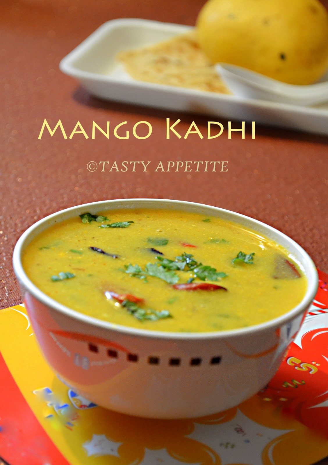 How to make Mango Kadhi / North Indian Style Recipe / StepbyStep