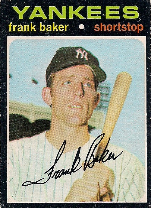 Topps 1971 no. 213 frank baker