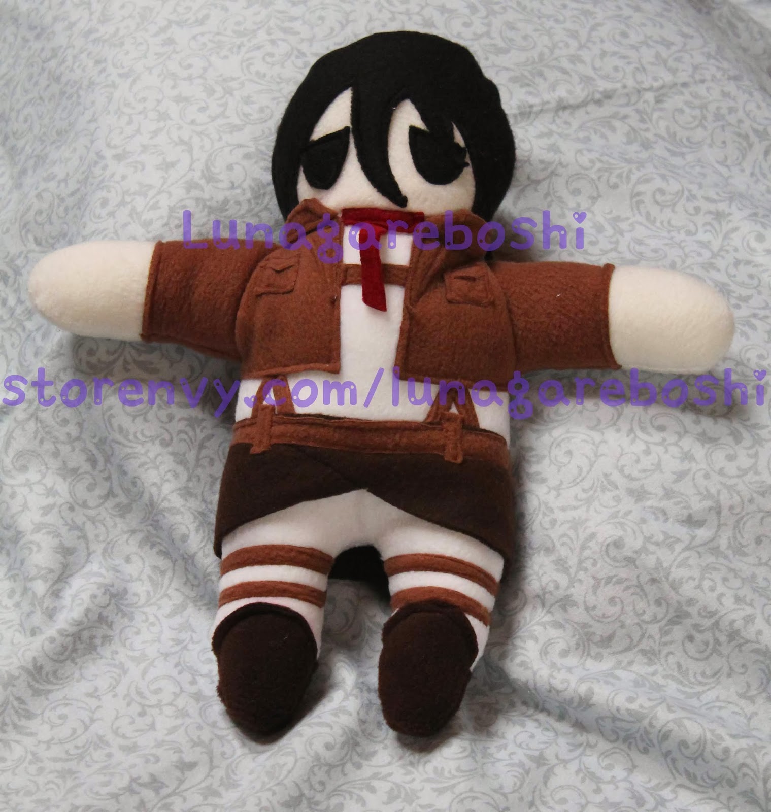 Lunagareboshi: Mikasa Ackerman Plushie
