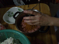 Adding the Sole fish powder