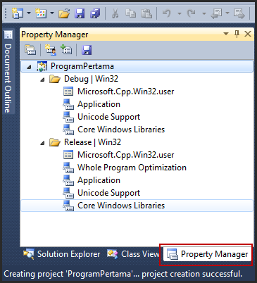 Whole Program Optimization Property Sheet