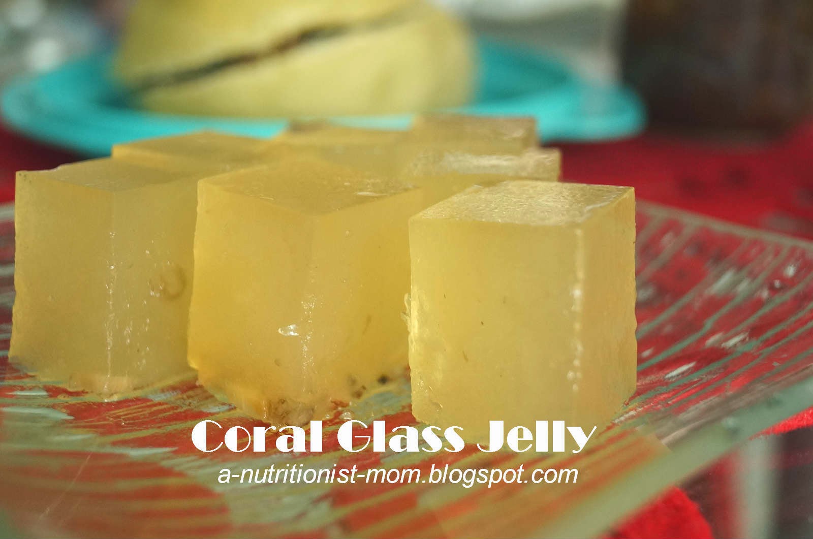 Journal of a nutritionist mom Coral glass jelly pudding (sea bird nest pudding)