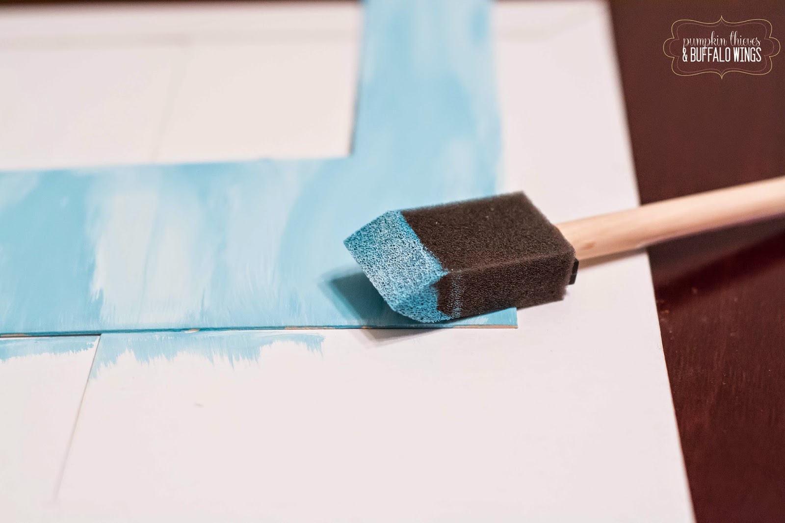 Hand Painted Photo Matting Mine for the Making