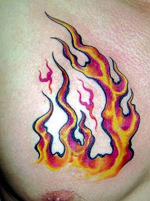 Fire and Flame tattoos for Men