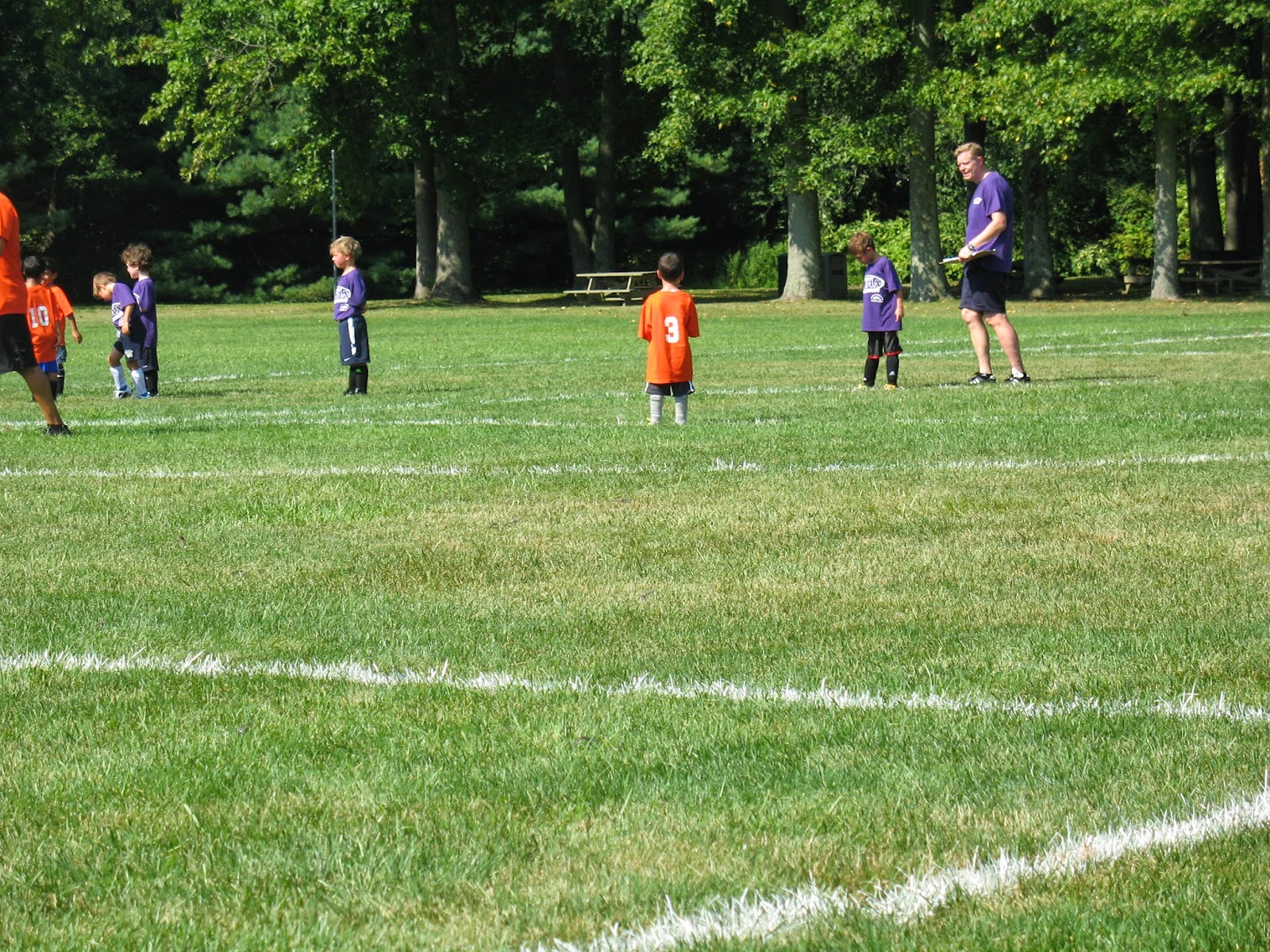 The Newman Family Brandon's first soccer game of the season