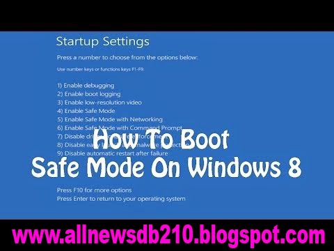 boot windows vista in safe mode
