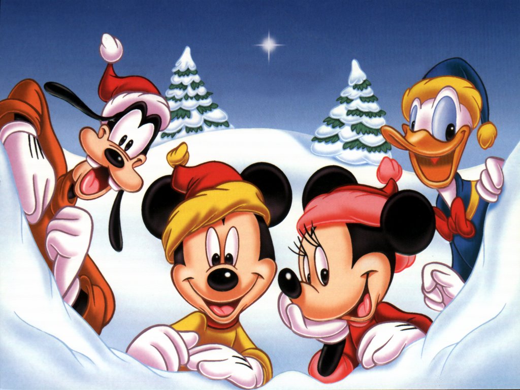 Disney Merry Christmas Cartoon Wallpapers | Free Christian Wallpapers