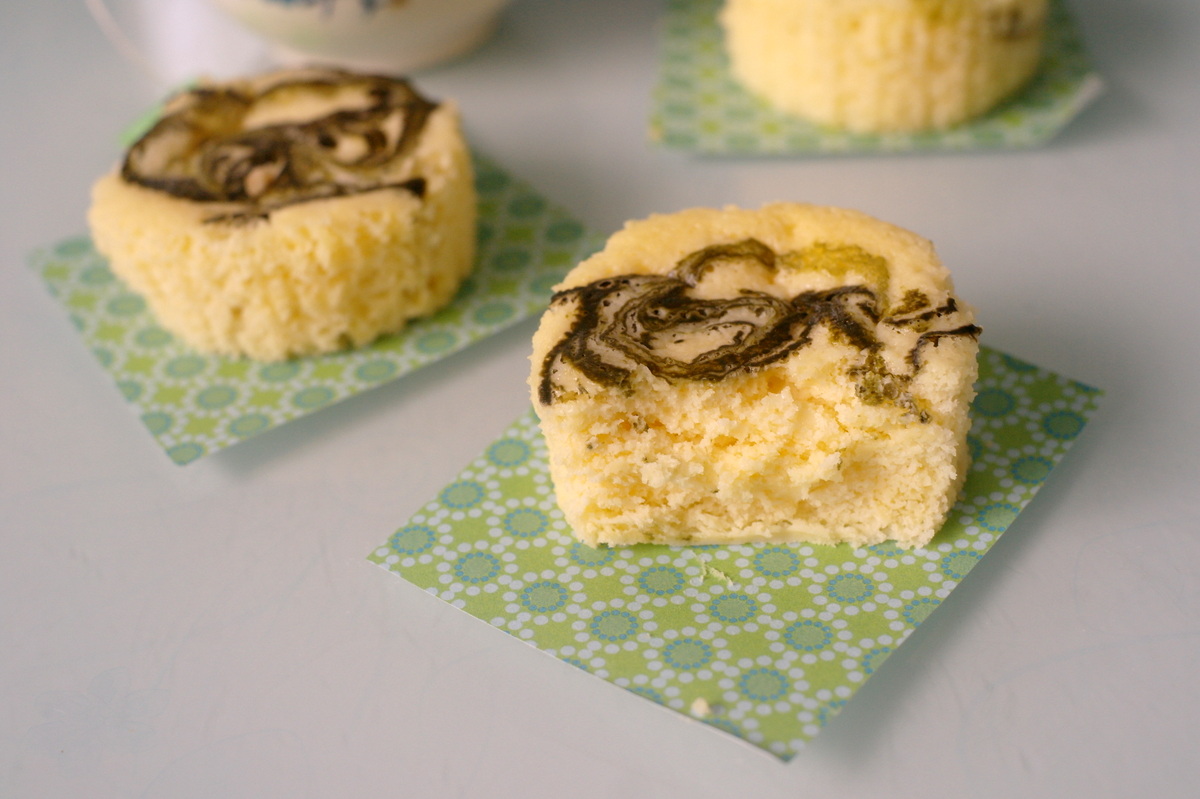 Around le globe Japanese cheesecake cupcakes