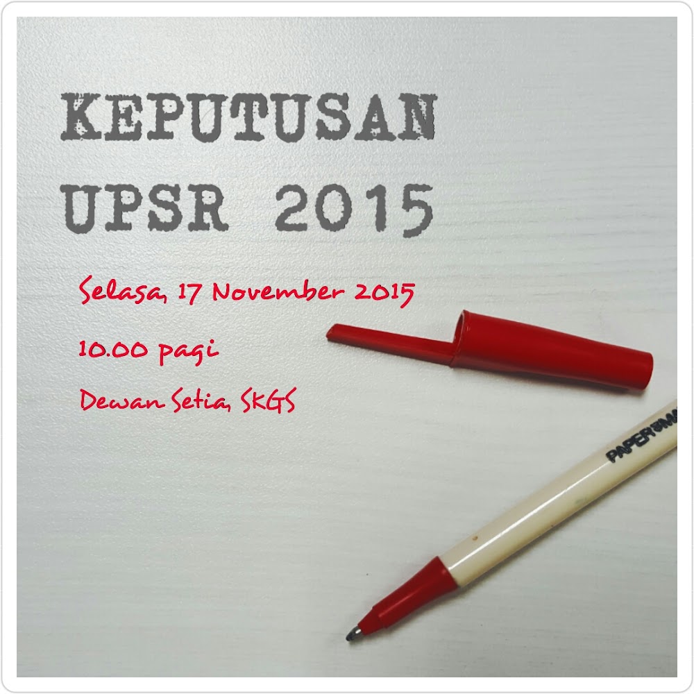 Keputusan UPSR 2015
