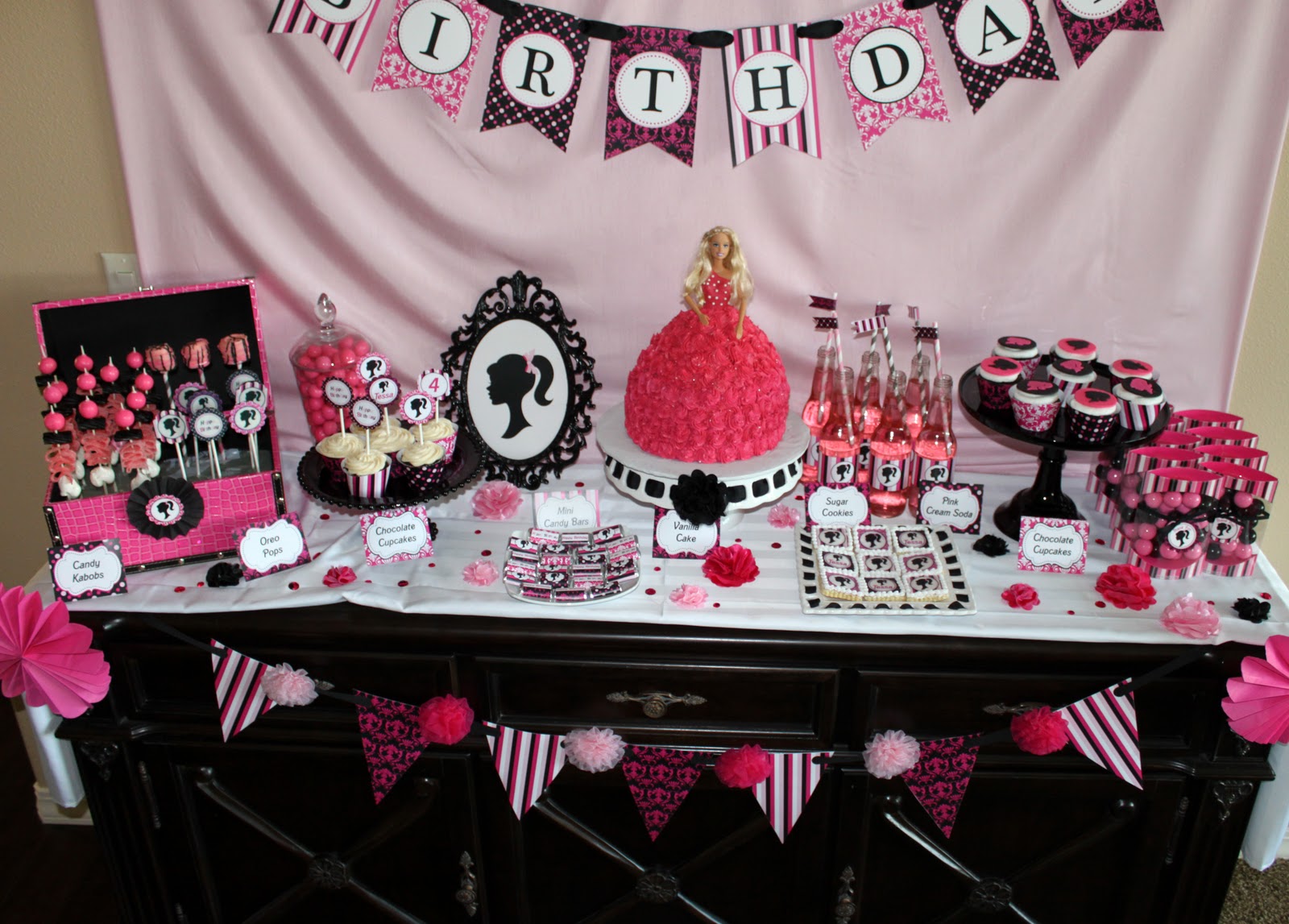 Cupcake Express Tessa's 4th Barbie Inspired Birthday Party!!!! Pic