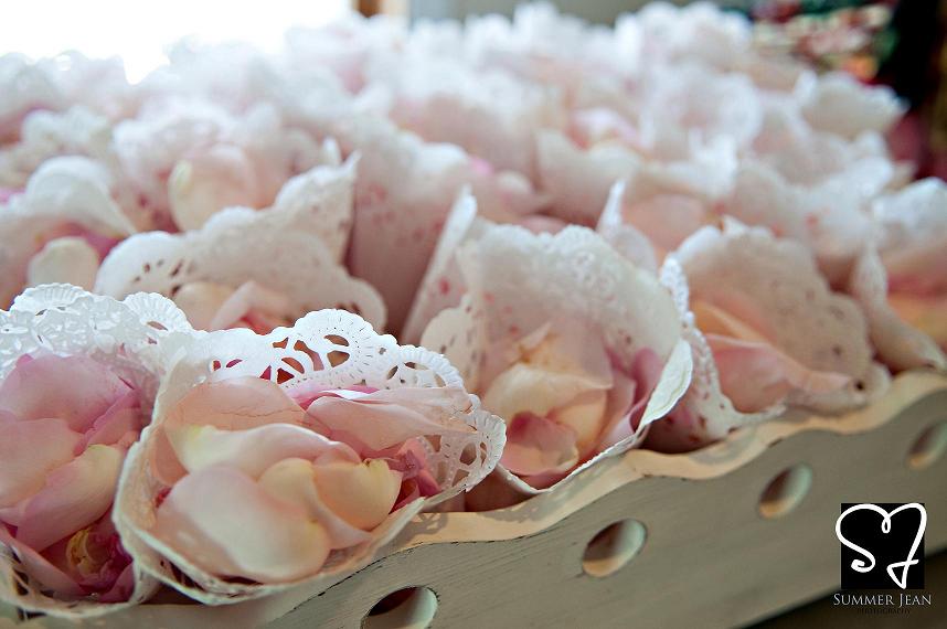 Red Heels Events Blog DIY Petal Cones