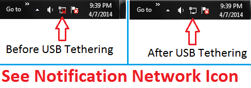 Network Notification Icon